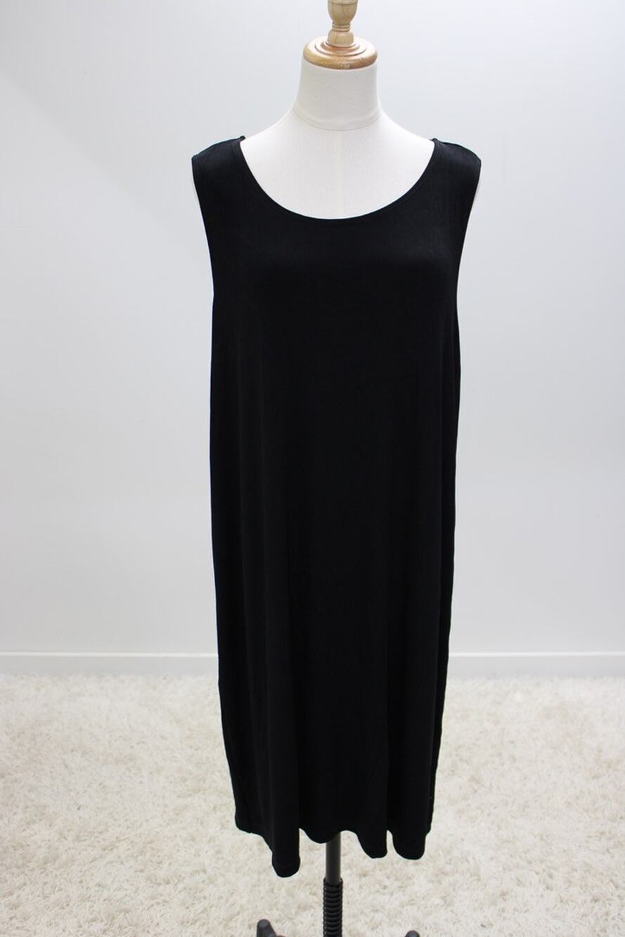 NWT Chico's Travelers Black Tunic Tank Dress size 4 XXL Comfort Stretch Fabric